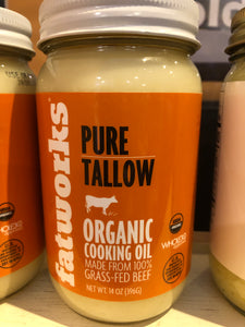 16oz Organic Beef Tallow