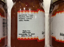 Load image into Gallery viewer, Spicy Hot Peach Jam 3-Pack  (All Natural ) (20oz. jars)