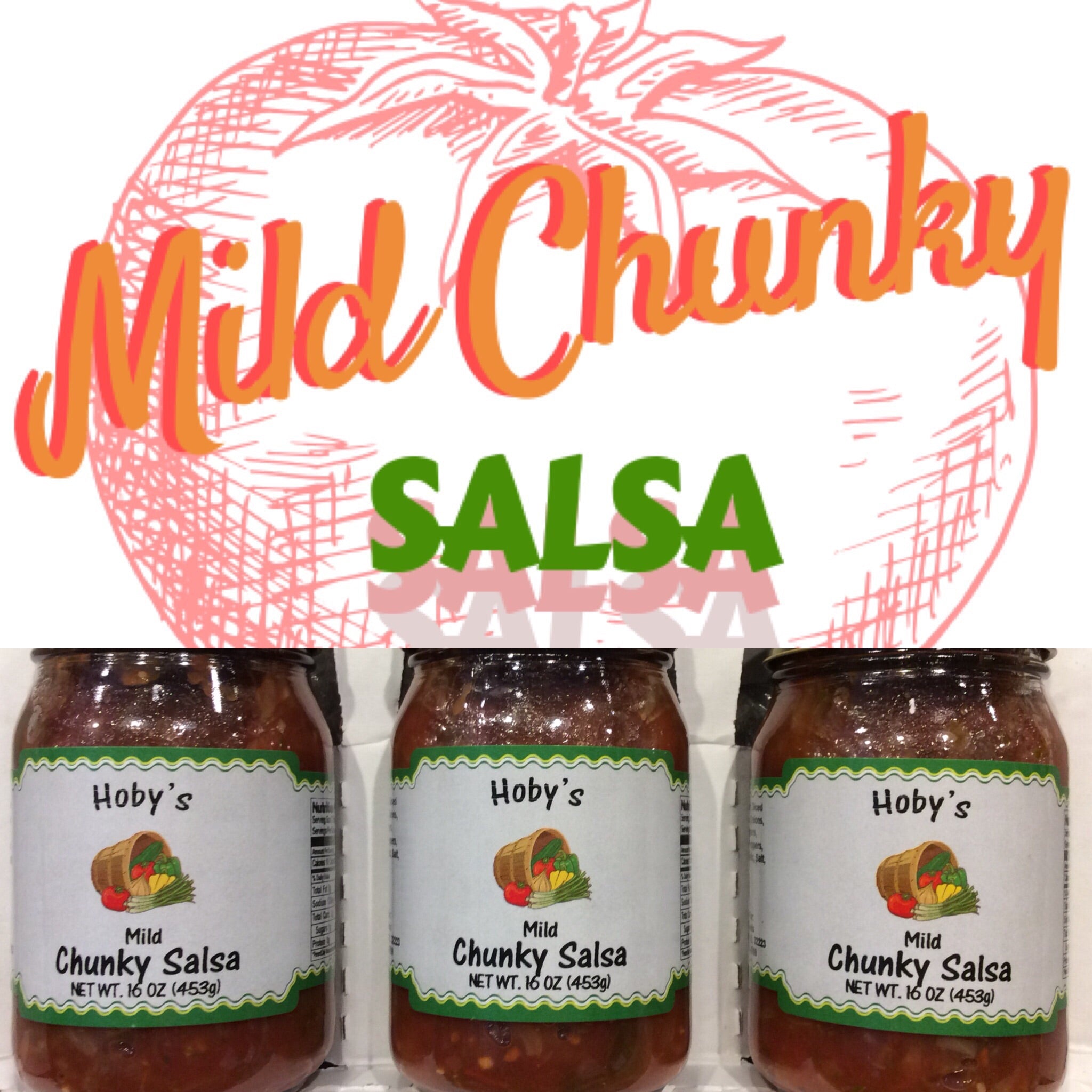 Mild Chunky Salsa : Single Jar - (All Natural)(16 oz. Jar)