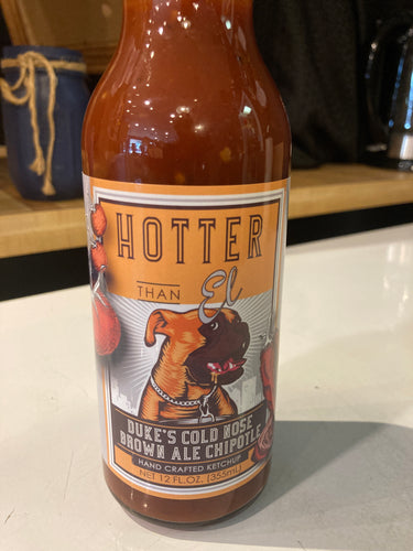 Duke’s Brown Nose Ale & Chipotle Ketchup